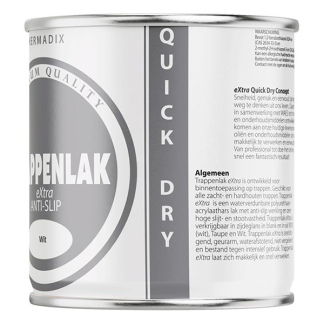 Hermadix Traplak | Hermadix | 750 ml (Wit, Zijdeglans, Waterbasis) 25.778.01 K180107192 - 2