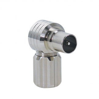 Hirschmann Coax connector - Hirschmann KOKWI 3S (Push On, Haaks, Mannelijk) 3920000615 K060302241 - 1