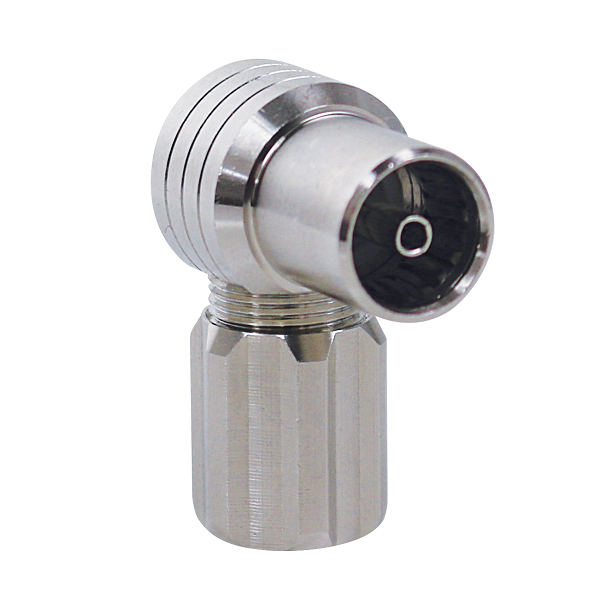 Hirschmann Coax connector - Hirschmann KOKWI 3S (Push On, Haaks, Vrouwelijk) 3920000614 K060302240 - 1