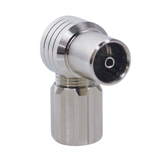 Hirschmann Coax connector - Hirschmann KOKWI 3S (Push On, Haaks, Vrouwelijk) 3920000614 K060302240 - 1