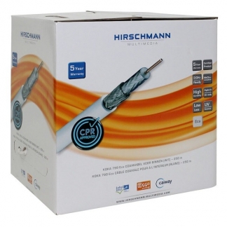 Hirschmann Coax kabel Ziggo op rol - Hirschmann - 250 meter 298799250 K010408712 - 