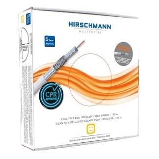 Hirschmann Coax kabel op rol - Hirschmann KOKA TRI 6 B2ca - 100 meter 298799700 K010408706 - 1
