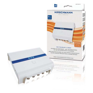 Hirschmann Coax versterker - Hirschmann HMV41 (Ziggo gecertificeerd) 695004725 K040408010 - 2
