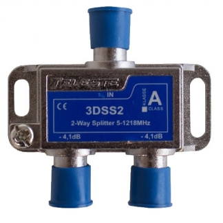 Hirschmann F connector splitter - Hirschmann (2-weg, 4.1 dB, Ziggo gecertificeerd) 695020545 K030408107 - 