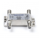 F connector splitter - Hirschmann (3-weg, 6.5 dB, Ziggo gecertificeerd)