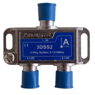 Hirschmann KabelKeur F connector splitter - Hirschmann (2-weg, 4.1 dB, Ziggo gecertificeerd) 695020545 C030408107 - 