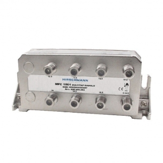 Hirschmann KabelKeur F connector splitter - Hirschmann (6-weg, 12.5-17 dB, Ziggo gecertificeerd) 695020464 C030408105 - 