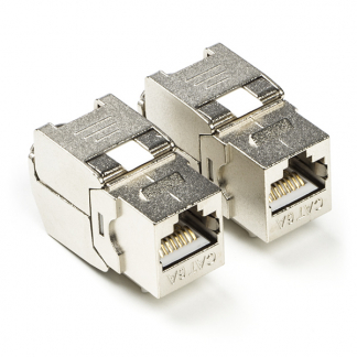 Hirschmann Keystone RJ45 | Cat6a U/UTP en FTP (2 stuks) 3921100013 K060302245 - 1