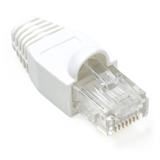 Hirschmann RJ45 connector Cat6 | UTP (Voor stugge kern, Knikbescherming, 10 stuks) 695020601 K010408819 - 1