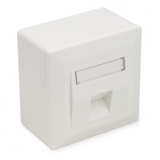 Hirschmann RJ45 wandcontactdoos | FTP | Hirschmann (1 x RJ45, Cat6a, Verticaal, Opbouw) 3921100007 K060302243 - 1