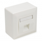 Hirschmann RJ45 wandcontactdoos | FTP | Hirschmann (1 x RJ45, Cat6a, Verticaal, Opbouw) 3921100007 K060302243