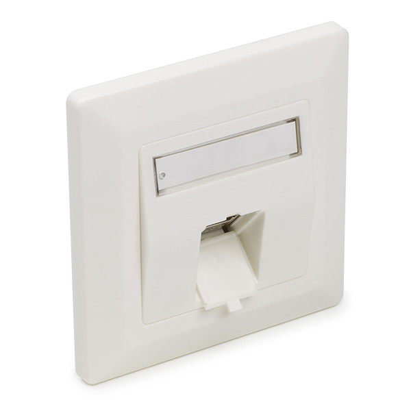 rj45 wandcontactdoos utp ftp hirschmann 1 x rj45 cat6a horizontaal inbouw hirschmann kabelshop nl