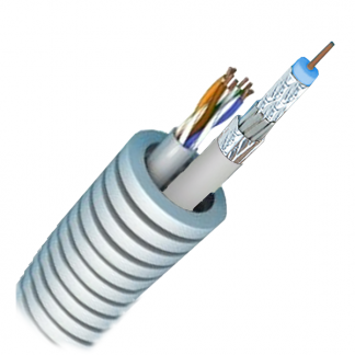Hirschmann Telenet/VOO netwerk en coax kabel | Hirschmann | 100 meter (Cat6, Flexbuis) 695020706 K010408835 - 