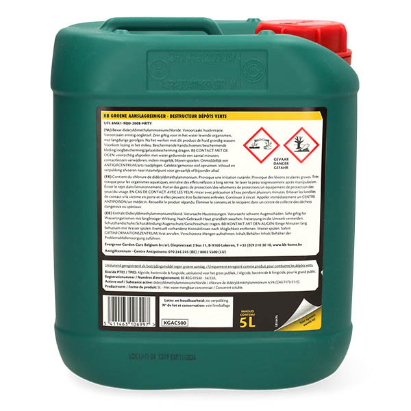 Home Defense Groene aanslag verwijderaar | Home Defense | 500 m² (Concentraat, 5 liter) KGAC500 K170115598 - 3