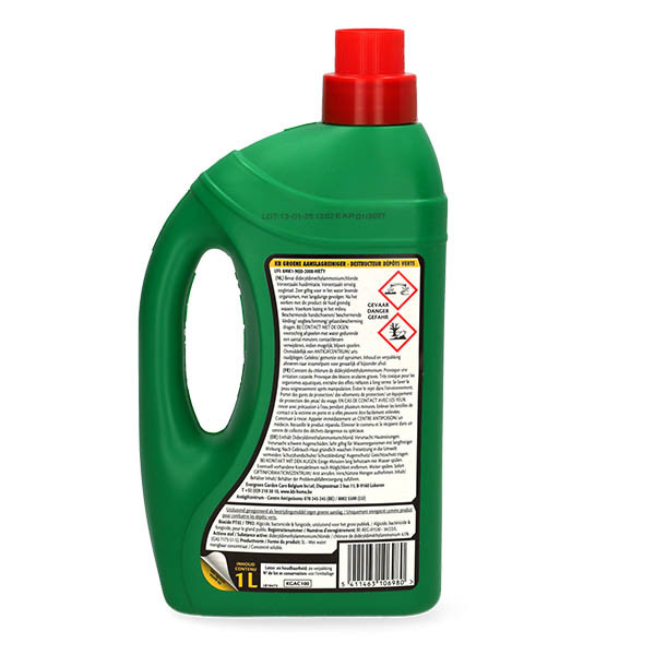 Home Defense Groene aanslag verwijderaar | KB Home Defense | 100 m² (Concentraat, 1 liter) KGAC100 K170115597 - 3