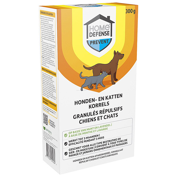 Home Defense Hondenverjager | Home Defense | 300 gram (Strooikorrels, Geur, 3 maanden effect) HDCADOGRN K170501715 - 1