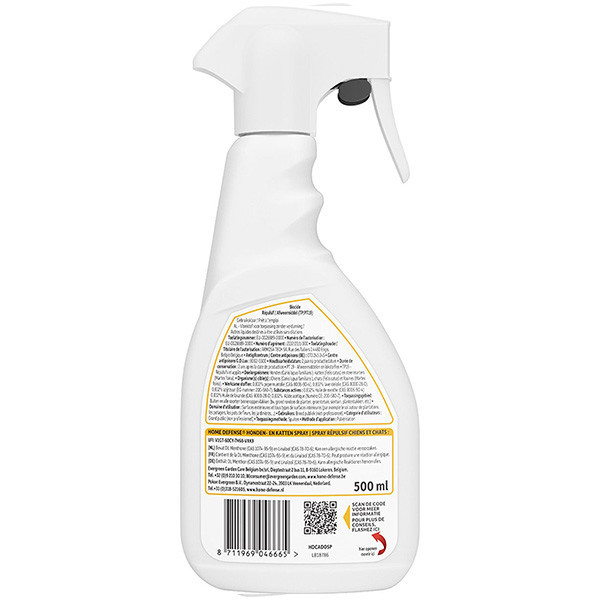 Home Defense Kattenverjager | Home Defense | 500 ml (Spray, Geur, 3 maanden effect) HDCADOSP A170501716 - 2