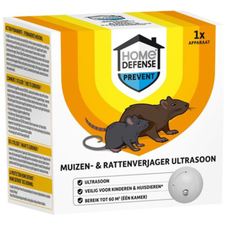 Home Defense Muizen- en rattenverjager | Home Defense | 60m² (Ultrasoon) HDULT60 K170505013 - 1