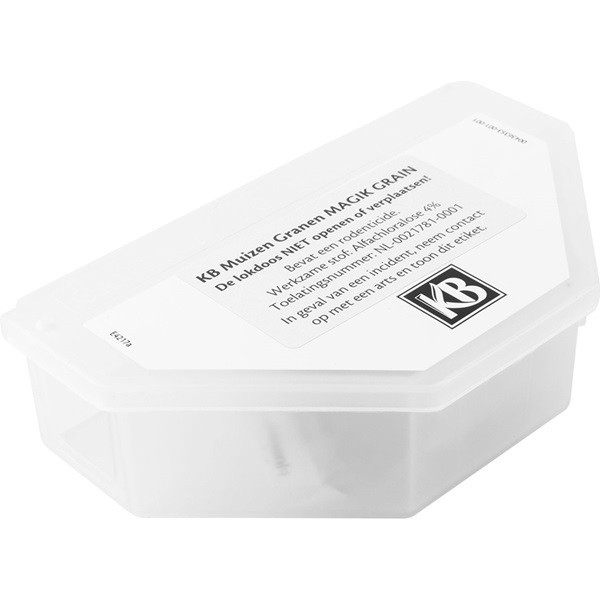 Home Defense Muizen lokdoos | Home Defense | Granen (Inclusief lokstof, Snelwerkend, 4 stuks, Magik Grain) 722153 A170505383 - 2