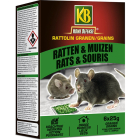 Muizengif | Home Defense | Rattolin Granen | Graan | 6 stuks (Droge ruimtes, Gebruiksklaar)