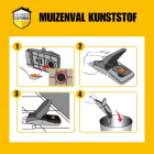 Home Defense Muizenval | Home Defense (Kunststof, 2 stuks, Zwart) HDCROC HDCROC2 K170112017 - 6