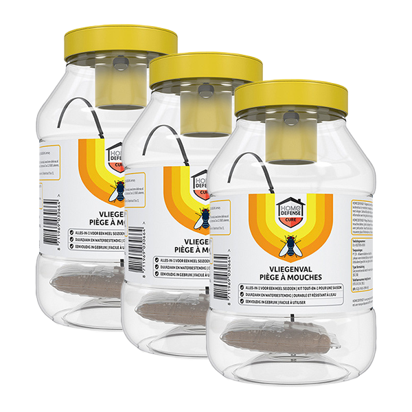 Home Defense Vliegenval | Home Defense | 3 stuks (Natuurlijk lokmiddel)  V170501463 - 1