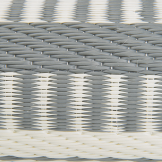 Home Textiles Buitenkleed | Home Textiles | 180 x 120 cm (Waterbestendig, Strepen, Grijs) 891799-3 K170104875 - 2