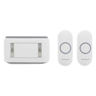 Honeywell Draadloze deurbel | Honeywell (Complete set, 2 beldrukkers, 150 meter, 84 dB) DC313NFB K170113511 - 4