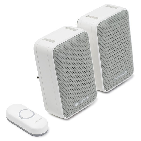Honeywell Plug-in deurbel | Honeywell (Draadloos, 2 ontvangers, 150 meter, 84 dB) DC313NHGP2 K170113706 - 1