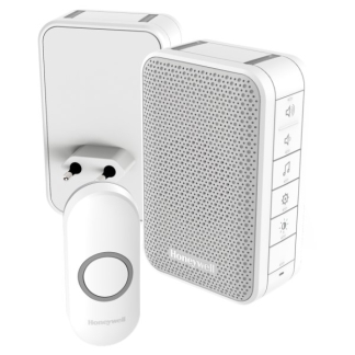 Honeywell Plug-in deurbel | Honeywell (Draadloos, 2 ontvangers, 150 meter, 84 dB) DC313NHGP2 K170113706 - 2