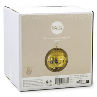 House of Seasons Discobal | House of Seasons | Ø 20 cm (Kunststof, Goud) 1162284 K151000647 - 2