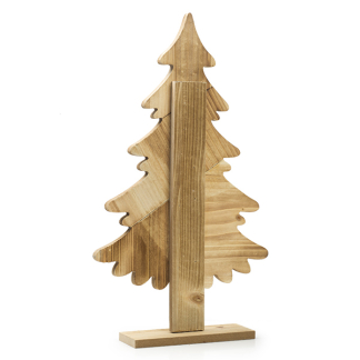 House of Seasons Houten kerstboom | House of Seasons | 29 x 7 x 50 cm (Rustiek, Binnen) 1141299 K151000641 - 2