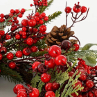 House of Seasons Kerstkrans | House of Seasons | Ø 40 cm (Groen met rode bessen en dennenappels, Binnen/Buiten) 1165301 K151100121 - 3