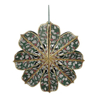 Papieren kerstbloem | House of Seasons | Ø 45 cm (Groen)