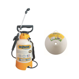 Hozelock Drukspuit | Hozelock T | 7 liter | 210 m² (Met onkruidkap, Verstelbare spuitmond, Schouderband) 100-101-536 K170113043 - 1