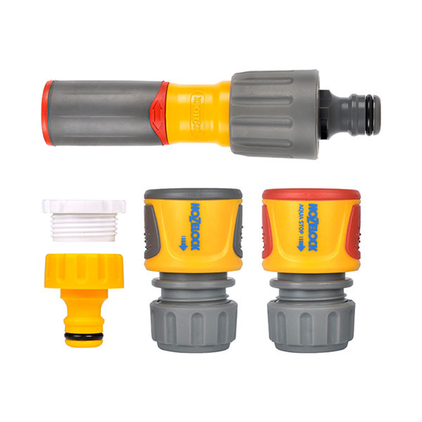 Hozelock Tuinslang koppeling | Hozelock | 1/2’’, 3/4’’ (Tuinspuit, Buitenkraanaansluiting, Waterstop, Verloopstuk voor kraan) 100-100-228 K170113046 - 1