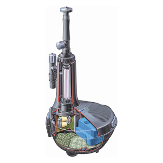Hozelock Vijver filterpomp | Hozelock | 1700 ltr/u (Onderwater filter, 6 m³, Sproeihoogte 160 cm, Waterpartijen, UV-C lamp) 1764Y1240 K170130138 - 2