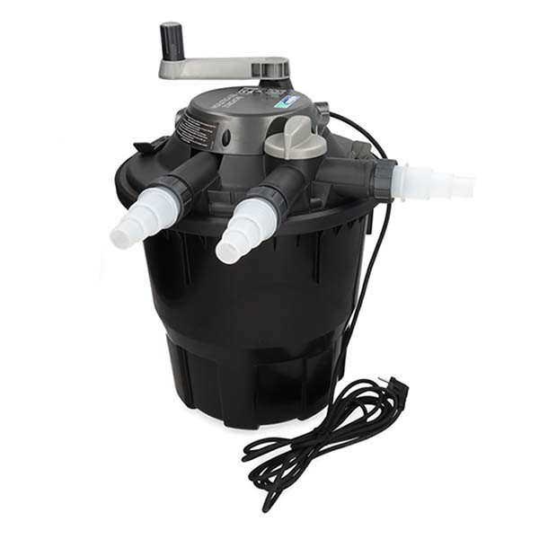 Hozelock Vijver filterpomp | Hozelock | 4000 ltr/u (Drukfilter, 12 m³, 3 filters, Draaihendel, 18W UV-C lamp) 1352Y1240 K170130135 - 1