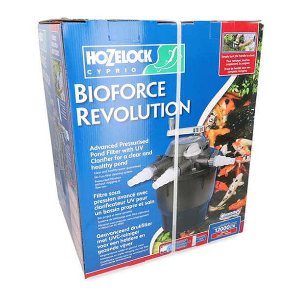 Hozelock Vijver filterpomp | Hozelock | 4000 ltr/u (Drukfilter, 12 m³, 3 filters, Draaihendel, 18W UV-C lamp) 1352Y1240 K170130135 - 8