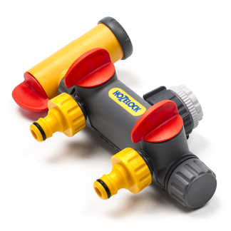 Hozelock Waterverdeler | Hozelock | 2-weg (Met aftapkraan, 3/4”, 1/2”, 1”) 22500000 K170505320 - 1