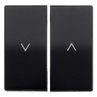 ION Industries Bedieningswip voor inbouwschakelaar | ION Industries | V1/J1  (Jaloezie, Zwart) 66.007.11 K180107580 - 1