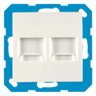 Centraalplaat  | ION Industries | E1 (2 poorten, Modulair, Cat/Coax, Wit)