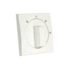 ION Industries Centraalplaat | ION Industries | E1 (Draaiknop, 3 standen, Mat wit) 66.119.12 K180107618 - 2