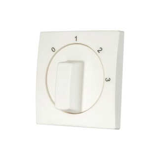 ION Industries Centraalplaat | ION Industries | E1 (Draaiknop, 3 standen, Mat wit) 66.119.12 K180107618 - 3