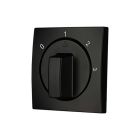 ION Industries Centraalplaat | ION Industries | E1 (Draaiknop, 3 standen, Mat zwart) 66.117.12 K180107619 - 3