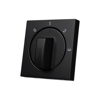 ION Industries Centraalplaat  | ION Industries | V1/J1 (Draaiknop, 3 standen, Mat zwart) 66.007.12 K180107622 - 3