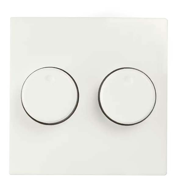 ION Industries Dimmerknop | ION Industries | E1 (Duo, Mat wit) 66.119.86 K180107606 - 1