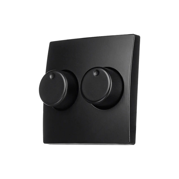 ION Industries Dimmerknop | ION Industries | E1 (Duo, Mat zwart) 66.117.86 K180107607 - 2