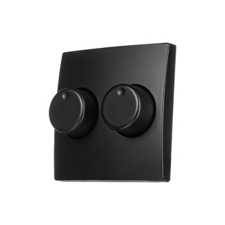 ION Industries Dimmerknop | ION Industries | E1 (Duo, Mat zwart) 66.117.86 K180107607 - 2