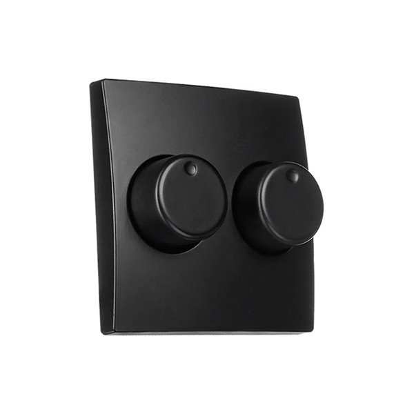 ION Industries Dimmerknop | ION Industries | E1 (Duo, Mat zwart) 66.117.86 K180107607 - 3